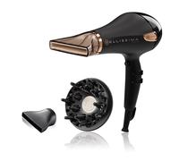 Imetec 11665 P5 3800 Asciugacapelli, Potenza 2300 Watt, Nero/Rosa