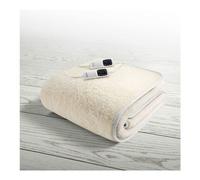 Imetec ADAPTO 16634 Scaldasonno Matrimoniale Lana Merino, 2 x 150 WATT