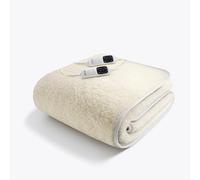 IMETEC Adapto 16634 Termocoperta SCALDASONNO 100% Lana e Merino Matrimoniale