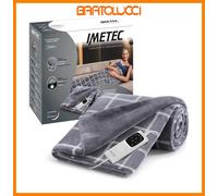 Imetec Adapto Velvet Square plaid riscaldabile, coperta elettrica 150x95 cm