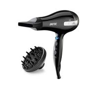 Imetec Asciugacapelli K7 2000, 2200W, Tecnoloiga a ioni, 2 velocità, 3 temperature, Colpo Aria Fredda, Convogliatore Stretto,