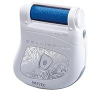 Imetec Bellissima Active Scrub Set Pedicure Elettrico, 2 Rulli Leviganti a Grana Grossa e Grana Fine, Design Ergonomico e Compatto, Spazzolina per la Pulizia dei Rulli Inclusa