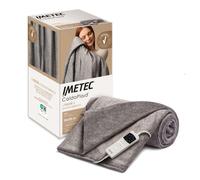 Imetec CaldoPlaid Adapto Plus Mélange 150x100 cm, Plaid riscaldabile, Morbida Co