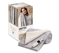 Plaid elettrico IMETEC adapto ADAPTO plus grigio e bianco 160x120 cm Grigio - bianco