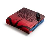 Imetec - Caldoplaid Stranger Things 160x120 Cm-rosso E Blu Imetec