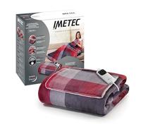 IMETEC - Plaid Riscaldabile Singolo Termocoperta Adapto Velvet Tartan 150x110cm - SPEDIZIONE GRATUITA