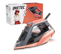 Imetec Ceramicliss - Ferro Stiro a Vapore - Quadrupla Protezione Anticalcare - Colpo Vapore 180 g - Piastra Ceramica Scorrevole - 2400 W - Antigoccia - Impugnatura Ergonomica - Risparmio Energetico