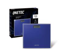 Imetec Compact ES1 100 Bilancia pesapersone elettronica compatta, Design ultrasottile, Ampio LCD display, Portata Max 150 kg