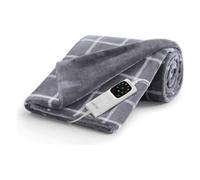 Imetec Coperta elettrica ADAPTO Velvet Square una piazza Grigio 16775 6 T
