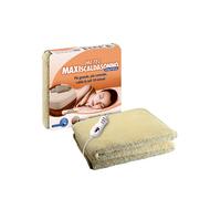 Imetec Coprimaterasso Termico Fleece Singolo. 9 Temp. Beige