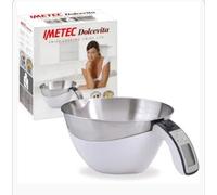 Imetec Dolcevita ES4 Bilancia Elettronica da Cucina, Pesa Solidi e Liquidi, Cont