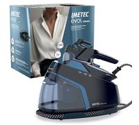 Imetec Evos Ceramic Ferro da Stiro con Caldaia, Pressione fino a 7 Bar, Tecnologia Flash Steam, Colpo Vapore 500g, Piastra Scorrevole Infinity Glide Ceramic, 2400W, Anticalcare, Ricarica continua