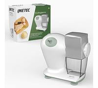 Imetec Grattugissima, Grattugia Elettrica per Formaggio, Pane e Frutta Secca, Contenitore Estraibile, Coperchio Salvafreschezza, 150 W, Rullo in Acciaio, Accessori Lavabili in Lavastoviglie