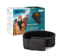 Imetec Heat On The Go Puffer Scarf - Sciarpa Riscaldante Cordless 3 Temperature, Nera - Calore Extra per Collo e Cervicale, Senza Fili Ricaricabile con Powerbank (non incluso)