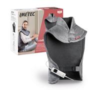 Imetec Intellisense Total - Termoforo schiena e cervicale 68x69 cm | Per schiena, cervicale e spalle | Tecnologia Intellisense | Doppio tessuto lavabile | 4 temperature