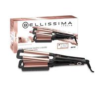 IMETEC MY PRO BEACH WAVES GT20 400 PIASTRA PER CAPELLI ONDE NERE E ORO, STYLING