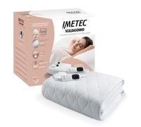 Imetec Scaldasonno Adapto Maxi Matrimoniale King Size 200x180 cm - Tessuto Anallergico Trapuntato - 6 Temperature, Timer Autospegnimento, Riscaldamento Rapido, 2 Comandi, Lavabile, Massima Sicurezza