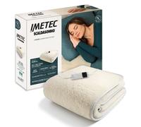 Imetec Scaldasonno Adapto Plus 100% Lana e Merino, Singolo 80x150 cm, Caldo Subi