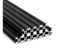 Imetrx 10 pezzi 250 mm 2020 V - tipo nero euro standard anodizzato lineare binario profilo in alluminio estruso per stampanti 3D fai da te e macchine CNC