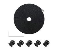IMETRX GT2 Cinghia 10 mm x 5 m + 5 puleggia dentata per stampante 3D GT2 cinghia