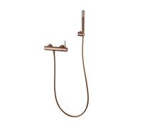 IMEX BDM039-5ORC - Set da bagno in ottone serie MONZA oro rosa spazzolato-