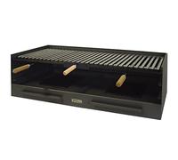 IMEX EL ZORRO, 71470 - Barbecue in acciaio inox, 100 x 40 x 33 cm, colore: nero