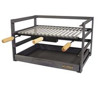 IMEX EL ZORRO 71478.0 cassetto Barbecue con griglia, Nero, 57 x 41 x 35 cm