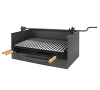 Imex El Zorro 71517 Cassetto per barbecue con sollevamento e griglia in acciaio inox