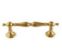 Imex El Zorro B-76011 B-76011 - Maniglione tornito (ottone lucido, 200 mm)