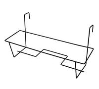 IMEX EL ZORRO Supporto per fioriere da Balcone forgiata, Ferro Battuto, Nero 60x25x28 cm Nero