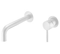 IMEX ETNA GLT023-BL Rubinetto lavabo da incasso, bianco opaco