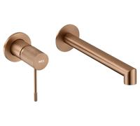 IMEX GLD038/ORC LINE Monomando Empotrado Lavabo Oro Rosa Cepillado