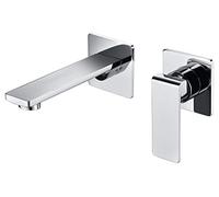 IMEX GLF016 - Rubinetto da incasso per lavabo monocomando con beccuccio e maniglia