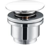 IMEX - Piletta click clack CROMO/BIANCO LUCIDO - VCC003