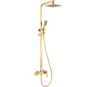 imex Rubinetteria - Pisa asta doccia in oro spazzolato BDP048/OC