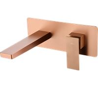 Imex Rubinetteria - Pisa miscelatore incasso lavabo in oro rosa spazzolato GPL048/ORC