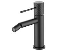 IMEX - Rubinetto Bidet Nero Opaco | Rubinetto Monocomando Bidet Bagno | Rubinetto Bidet con Miscelatore Acqua Calda/Fredda | Rubinetteria Bidet | Facile Installazione | Serie Genova