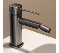 IMEX - Rubinetto Bidet Nero | Rubinetto monocomando Bide per bagno | Rubinetto per bidet con miscelatore di acqua calda e fredda | Rubinetteria Bidet | Installazione facile | Serie Firenze | Color