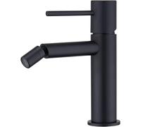 IMEX - Rubinetto Bidet | Rubinetto monocomando Bide | Rubinetto per bidet con miscelatore acqua calda e fredda | Rubinetti Bidet | Installazione facile | Serie Monza | Colore nero opaco