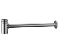 IMEX - sifone con coppa rotonda SPAZZOLATO - SCL002/NQ