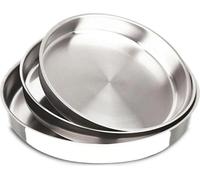 IMEX Teglia da Forno Rotonda Set di 3 (28/32/36 cm) Extra Profonda e Antirugg...
