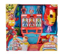 Hasbro Marvel Iron Man e i Suoi Fantastici Amici, playset elettronico Iron Quarters per Bambini e Bambine