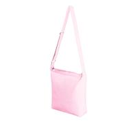 IMFAA Borsa hobo da donna in tela borsa a tracolla grande capacità con cerniera borsa a tracolla da donna grande borsa in cotone borsa per la spesa per viaggi uso quotidiano, rosa, Pack-1