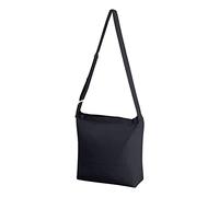 IMFAA Borsa hobo da donna in tela borsa a tracolla grande capacità con cerniera borsa a tracolla da donna grande borsa in cotone borsa per la spesa per viaggi uso quotidiano, Nero , Pack-1