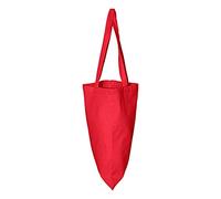 IMFAA Tote Plain Medium (40x36+60) Cm 100% Tela di Cotone Riutilizzabile Spalla / Mano Tote Shopping Bags., Rosso, Medium (40x36+60)