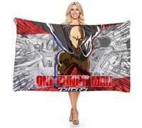 IMFLY Asciugamano per bambini, asciugamano da sauna, telo mare One Punch Man, telo doccia per bambini e adulti, telo mare in microfibra, 70 x 140 cm, asciugamano da bagno (C, 100 x 200 cm)