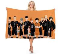 IMFLY Haikyuu Anime, telo mare 70 x 140 cm, in microfibra, per bambini, tessuto da bagno (2,70 x 140 cm)