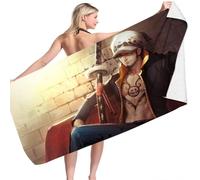 IMFLY Trafalgar Law telo doccia telo mare 70 x 140 cm asciugamano per bambini ad asciugatura rapida, asciugamano da bagno per ragazzi One Piece Anime asciugamani per bambini (A,80 x 160 cm)