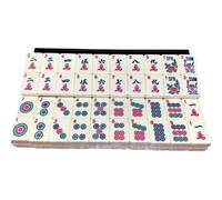 imFreienawn American Mahjong Set 166 Tiles Mahjong Set game con borsa facile da trasportare piastrelle incise perfette per le riunioni sociali americane
