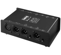 IMG Stage Line LSP-102 Line Splitter 2 Canali 3 Vie Nero 2 Ingressi/6 Uscite